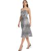imageDress the Population Womens Nadine Fit and Flare Midi DressBlacksilver