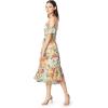 imageDress the Population Womens River Fit and Flare Midi DressCanary Multi