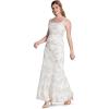 imageDress the Population Womens Aria Mermaid Maxi DressWhite Multi