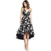 imageDress the Population Womens Delphine Fit and Flare Midi DressBlack Multi