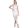 imageDress the Population Womens Lia Bodycon Midi DressWhite Multi