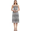imageDress the Population Womens Nadine Fit and Flare Midi DressBlacksilver