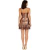 imageDress the Population Womens Arden Fit and Flare Mini DressBronze
