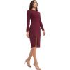 imageDress the Population Womens Nadia Bodycon Midi DressBurgundy