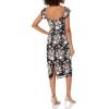 imageDress the Population Womens Tara Bodycon Midi DressBlack Multi