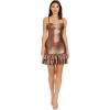 imageDress the Population Womens Arden Fit and Flare Mini DressBronze