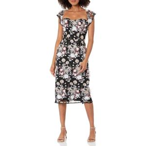 imageDress the Population Womens Tara Bodycon Midi DressBlack Multi