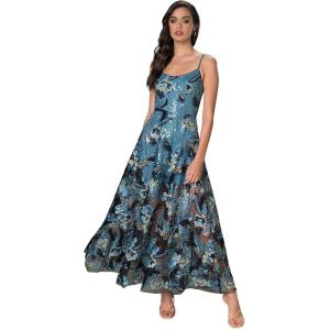 imageDress the Population Womens Umalina Fit and Flare Maxi DressMineral Blue Mu