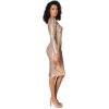imageDress the Population Womens Emery Sequin KneeLength Bodycon Scoop Neck Dress Soft Gold Multi XXSmall