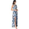 imageDress the Population Womens Rose Fit and Flare Floor Length DressWisteria Multi