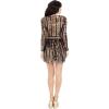 imageDress the Population Womens Rome Fit and Flare Mini DressBronze Multi