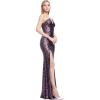 imageDress the Population Womens Fernanda Mermaid Floor Length DressDeep Purple