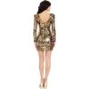 imageDress the Population Womens Hazel Bodycon Mini DressGold Multi