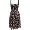 imageDress the Population Womens Nessa Fit and Flare Midi DressBlack Multi