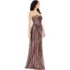 imageDress the Population Womens Audrina Fit and Flare Maxi DressRaspberry Multi
