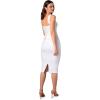 imageDress the Population Womens Sloane Pencil Bodycon Midi SkirtWhite
