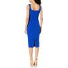 imageDress the Population Womens Sloane Rounded V Neck Bodycon Midi DressElectric Blue