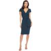 imageDress the Population Womens Dana Cap Sleeve Stretch Short DressPeacock Blue