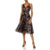 imageDress the Population Womens Fit FlareFuchsia Multi