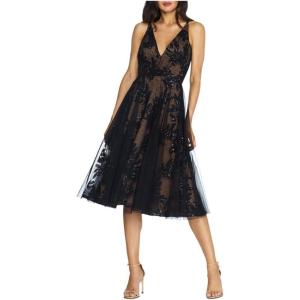 imageDress the Population Womens Fit FlareBlacknude