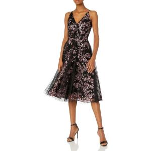 imageDress the Population Womens Fit FlareFuchsia Multi