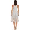 imageDress the Population Womens Audrey Fit and Flare Midi DressDove Multi