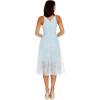 imageDress the Population Womens Audrey Fit and Flare Midi DressPowder Blue Multi