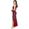 imageDress the Population Womens Jordana Asymmetrical Rouched Wrap VNeck DressPort Multi