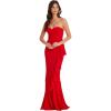 imageDress the Population Womens Paris Bodycon Maxi DressRouge
