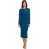 imageDress the Population Womens Pilar Bodycon Midi DressPeacock Blue
