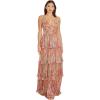 imageDress the Population Womens Lorain Fit and Flare Maxi DressBright Fuchsia Multi