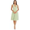 imageDress the Population Womens Catalina Solid Sleeveless Fit ampamp Flare Midi DressSage