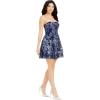 imageDress the Population Womens Sasha Fit and Flare Mini DressNavy Multi