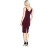 imageDress The Population Womens Carmel Bodycon Midi DressBurgundy