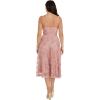 imageDress the Population Womens Tahani Plunge Neckline Fit and Flare Midi DressDressBlush