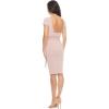 imageDress The Population Womens Rebekah Bodycon KneeLength DressLight Mauve
