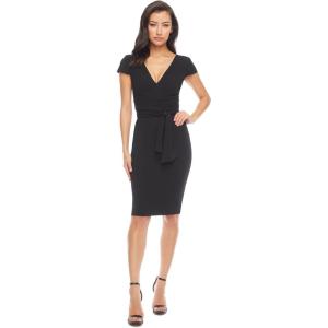 imageDress The Population Womens Rebekah Bodycon KneeLength DressBlack