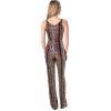 imageDress the Population Womens Charlie Plunging Sequin Sleeveless JumpsuitBronze Multi