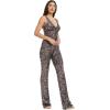 imageDress the Population Womens Charlie Plunging Sequin Sleeveless JumpsuitGunmetal Multi