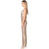 imageDress the Population Womens Charlie Plunging Sequin Sleeveless JumpsuitSoft Gold Multi