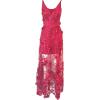 imageDress the Population Womens Sidney Sleeveless Plunge Neckline Fit and Flare Maxi DressBegonia