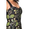 imageDress the Population Womens Nicole Sleeveless Bodycon Stretch Midi Sheath DressDark Lemongrass Multi