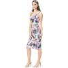 imageDress the Population Womens Nicole Sleeveless Bodycon Stretch Midi Sheath DressLemongrass Multi