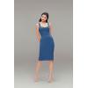 imageDress the Population Womens Nicole Sleeveless Bodycon Stretch Midi Sheath DressPeacock Blue