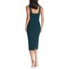 imageDress the Population Womens Nicole Sleeveless Bodycon Stretch Midi Sheath DressPine