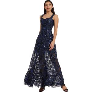 imageDress the Population Womens Anabel Fit and Flare Maxi DressSpecial Occasion DressBlue