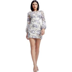 imageDress the Population Womens Mila Aline Mini DressIvory Multi