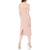imageDress the Population Womens Bailey Off The Shoulder Sweetheart Bodycon Midi Sheath DressBlush