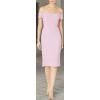 imageDress the Population Womens Bailey Off The Shoulder Sweetheart Bodycon Midi Sheath DressLilac