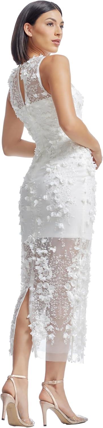 imageDress The Population Womens Helena Bodycon Midi DressWhite